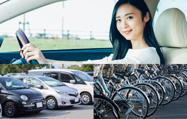 車・バイク・自転車通勤のイメージ画像